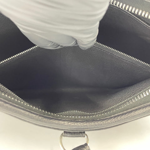 HERMES Trim 31 Shoulder Bag black WS33694