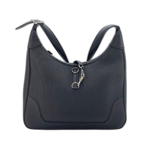 HERMES Trim 31 Shoulder Bag black WS33694