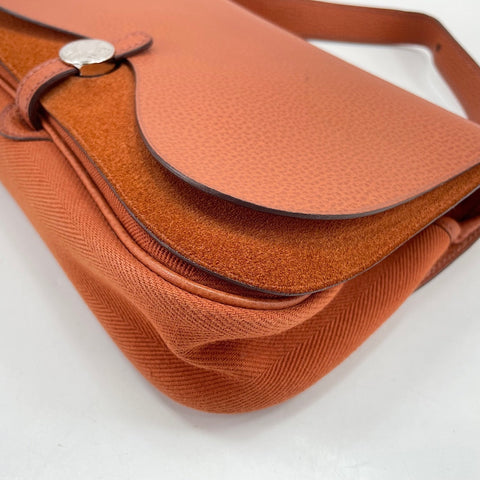 HERMES Sac Colorado PM Shoulder Bag Orange WS33695