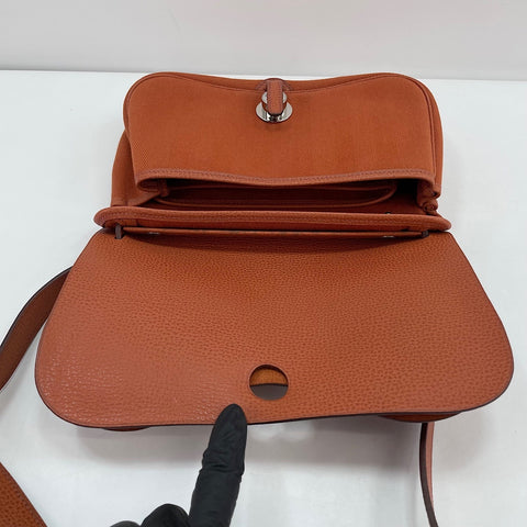 HERMES Sac Colorado PM Shoulder Bag Orange WS33695