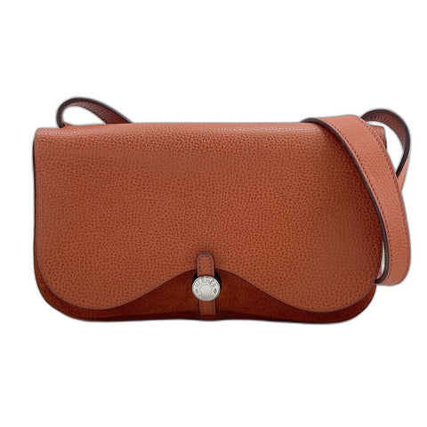 HERMES Sac Colorado PM Shoulder Bag Orange WS33695