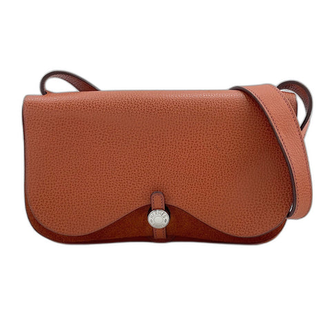 HERMES Sac Colorado PM Shoulder Bag Orange WS33695