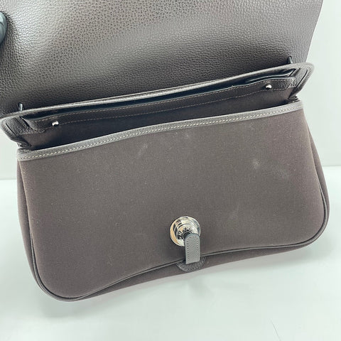 HERMES Colorado MM Shoulder Bag Brown WS33696