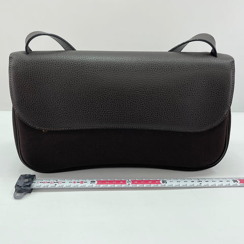 HERMES Colorado MM Shoulder Bag Brown WS33696