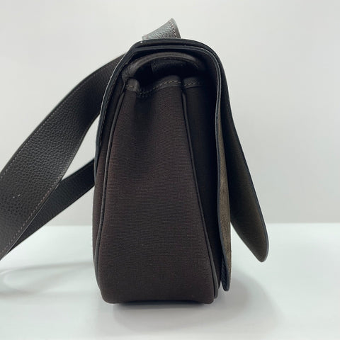 HERMES Colorado MM Shoulder Bag Brown WS33696