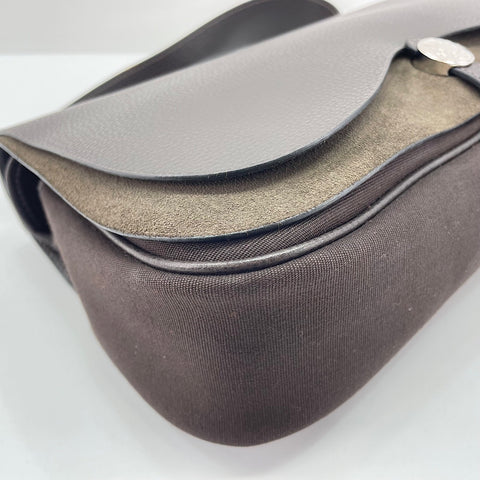 HERMES Colorado MM Shoulder Bag Brown WS33696