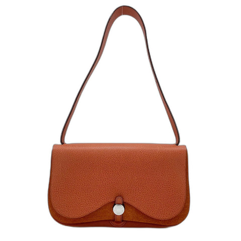 HERMES Sac Colorado PM Shoulder Bag Orange WS33697