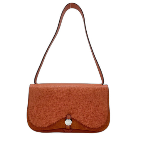 HERMES Sac Colorado PM Shoulder Bag Orange WS33697