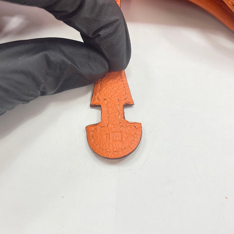HERMES Evelyn TPM Shoulder Bag Orange WS33699