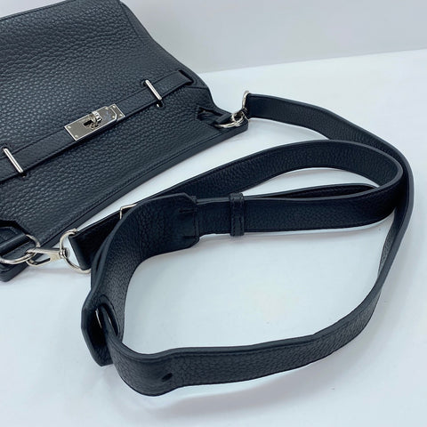 HERMES Gypsy Shiel 28 Shoulder Bag black WS33700