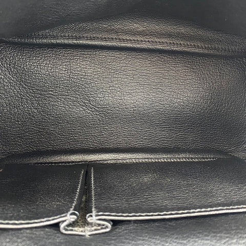 HERMES Gypsy Shiel 28 Shoulder Bag black WS33700