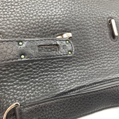 HERMES Gypsy Shiel 28 Shoulder Bag black WS33700