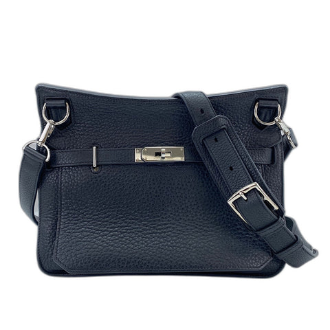 HERMES Gypsy Shiel 28 Shoulder Bag black WS33700