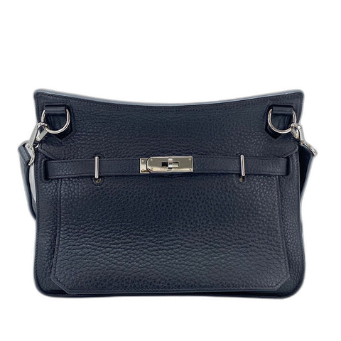 HERMES Gypsy Shiel 28 Shoulder Bag black WS33700