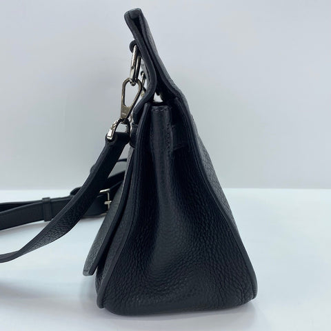 HERMES Gypsy Shiel 28 Shoulder Bag black WS33700
