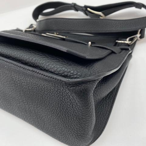 HERMES Gypsy Shiel 28 Shoulder Bag black WS33700