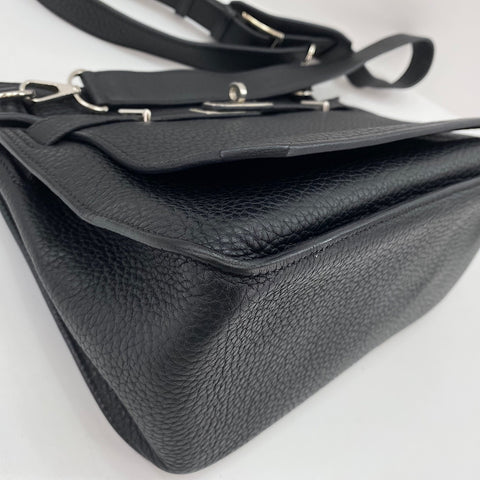 HERMES Gypsy Shiel 28 Shoulder Bag black WS33700
