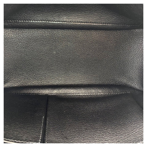 HERMES Gypsy Shiel 28 Shoulder Bag black WS33701