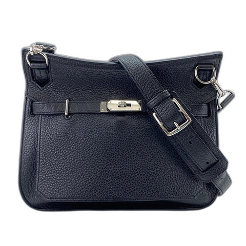 HERMES Gypsy Shiel 28 Shoulder Bag black WS33701