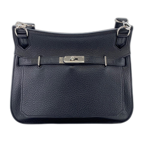 HERMES Gypsy Shiel 28 Shoulder Bag black WS33701