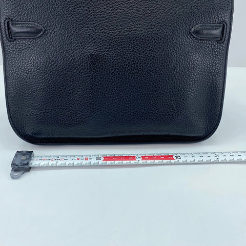 HERMES Gypsy Shiel 28 Shoulder Bag black WS33701