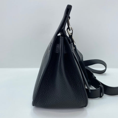 HERMES Gypsy Shiel 28 Shoulder Bag black WS33701