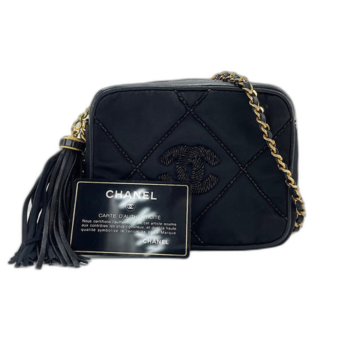 CHANEL Matelasse Shoulder Bag black WS33703