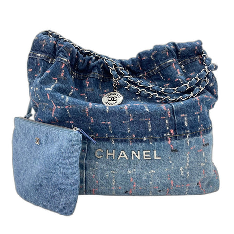 CHANEL chanel 22 Shoulder Bag Navy WS33704