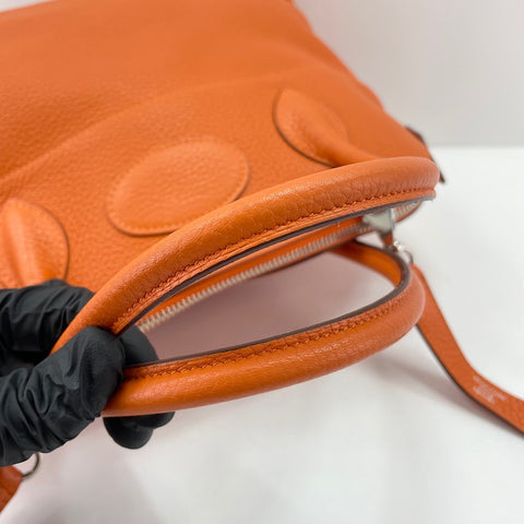 HERMES Bored 31 Handbag Orange WS33705