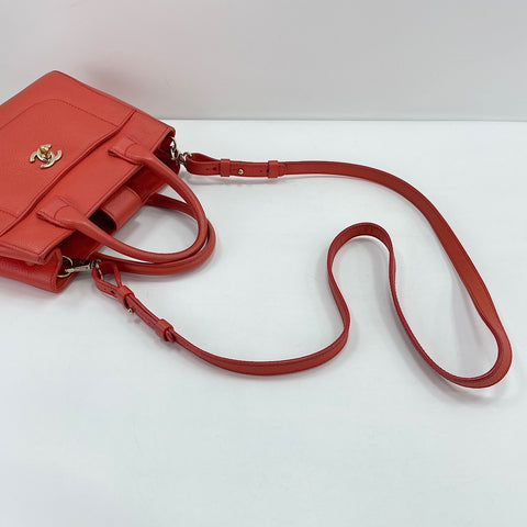 CHANEL Executive Handbag Red WS33706