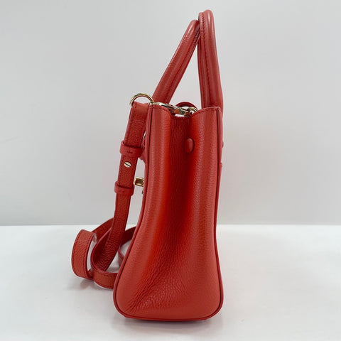 CHANEL Executive Handbag Red WS33706