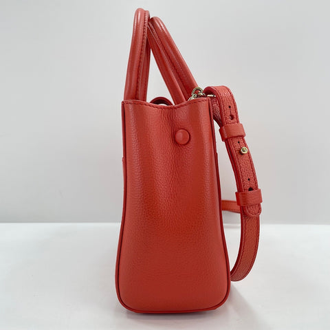 CHANEL Executive Handbag Red WS33706