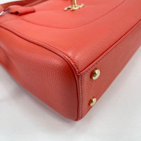 CHANEL Executive Handbag Red WS33706