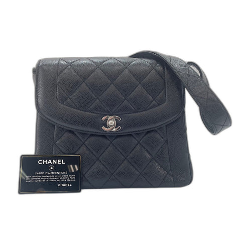 CHANEL Matelasse Shoulder Bag black WS33707