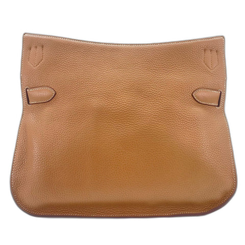 HERMES Gypsy Thier 34 Shoulder Bag Brown WS33708
