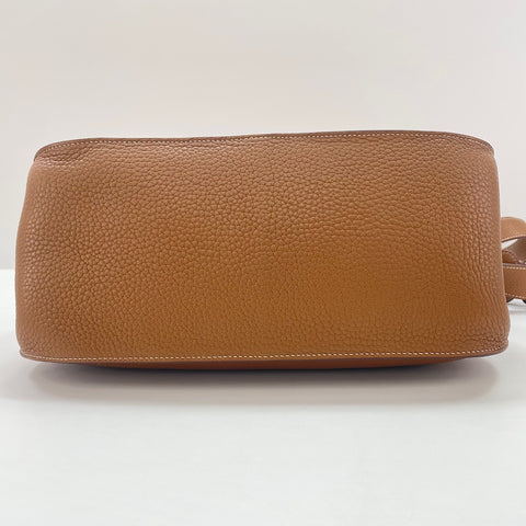 HERMES Gypsy Thier 34 Shoulder Bag Brown WS33708