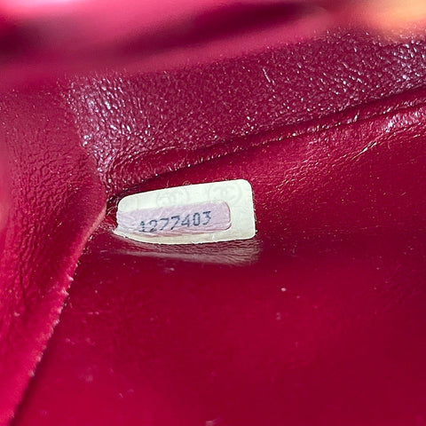 CHANEL Mini Matelasse Shoulder Bag Red WS33716