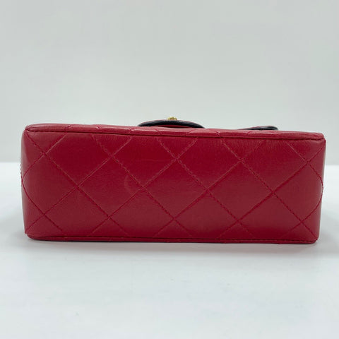 CHANEL Mini Matelasse Shoulder Bag Red WS33716