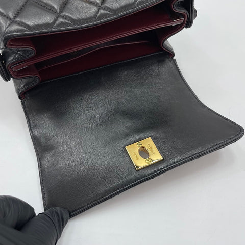 CHANEL Mini Matelasse Handbag black WS33717