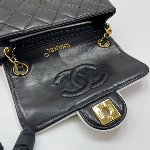 CHANEL Mini Matelasse Shoulder Bag black WS33718