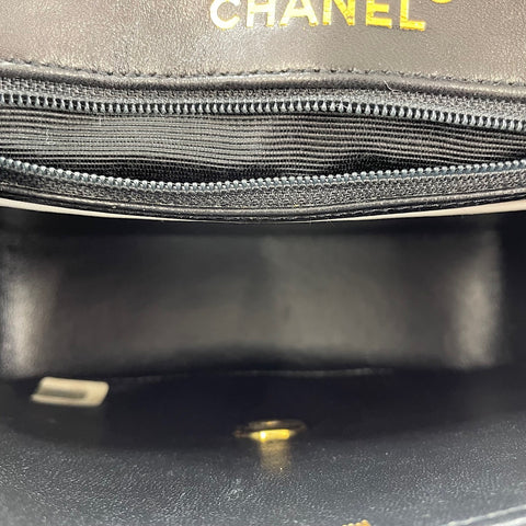 CHANEL Mini Matelasse Shoulder Bag black WS33718