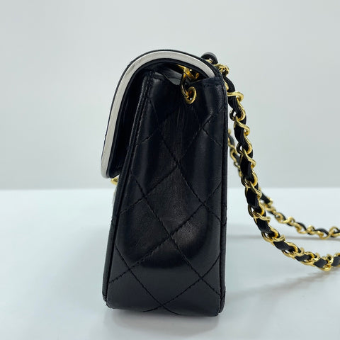 CHANEL Mini Matelasse Shoulder Bag black WS33718