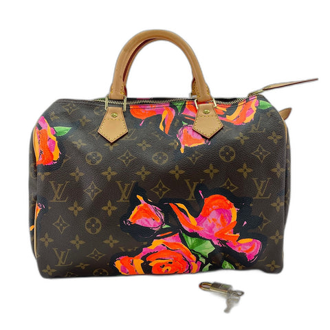 LOUIS VUITTON Speedy 30 Handbag Brown WS33719