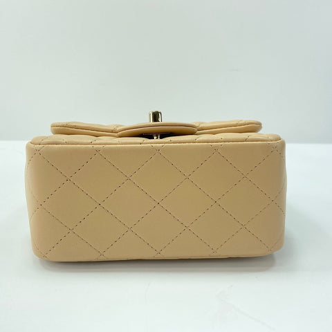 CHANEL Matelasse Small Shoulder Bag beige WS33720