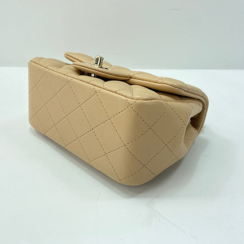 CHANEL Matelasse Small Shoulder Bag beige WS33720