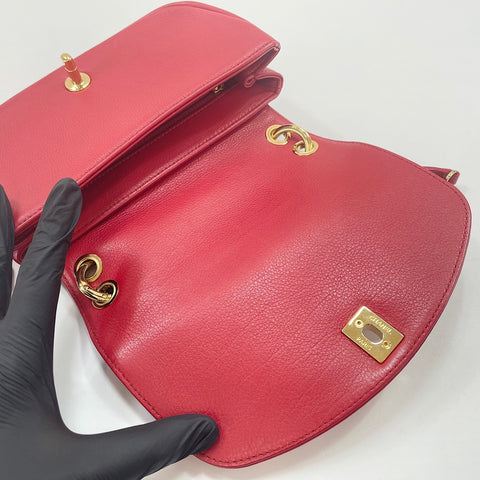 CHANEL Matelasse Shoulder Bag Red WS33721