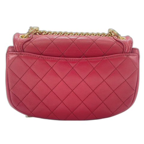 CHANEL Matelasse Shoulder Bag Red WS33721