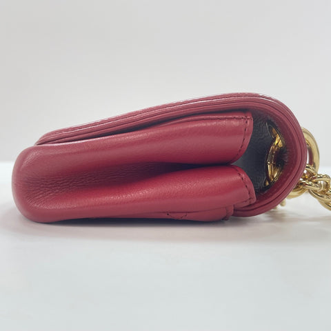 CHANEL Matelasse Shoulder Bag Red WS33721