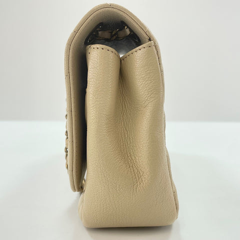 CHANEL Diagonal quilting Shoulder Bag beige WS33722
