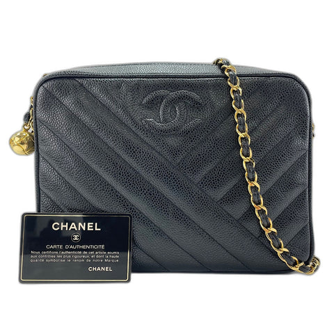 CHANEL Shoulder Bag black WS33734